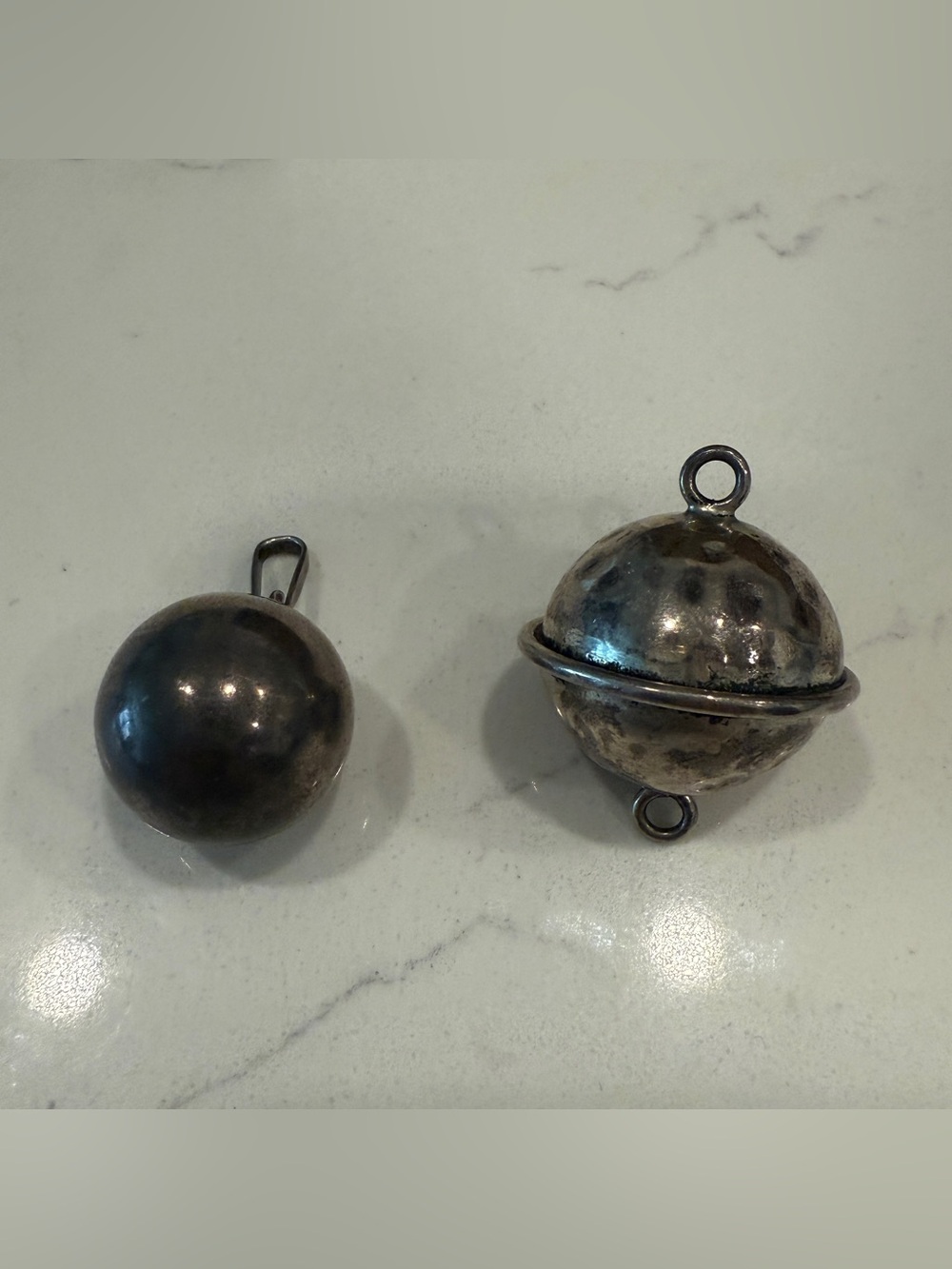 Vintage Round Metal Charms/Pendants